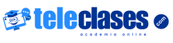 Logo Teleclases Apaisado con Pie